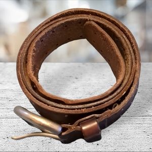 Fossil brown leather belt size L